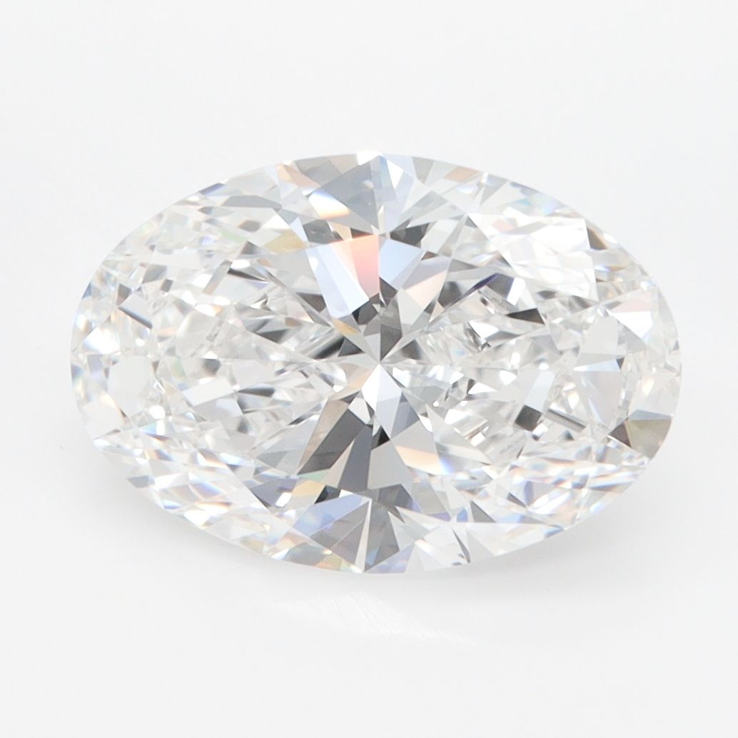 3.01 ct. oval Lab Grown Diamond front image