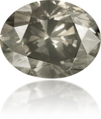 Diament 0.48 ct Fancy Dark Gray/SI2