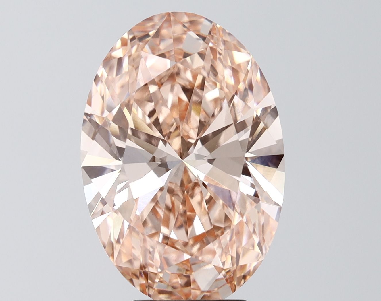 6.05 ct. oval Lab Grown Diamond front image