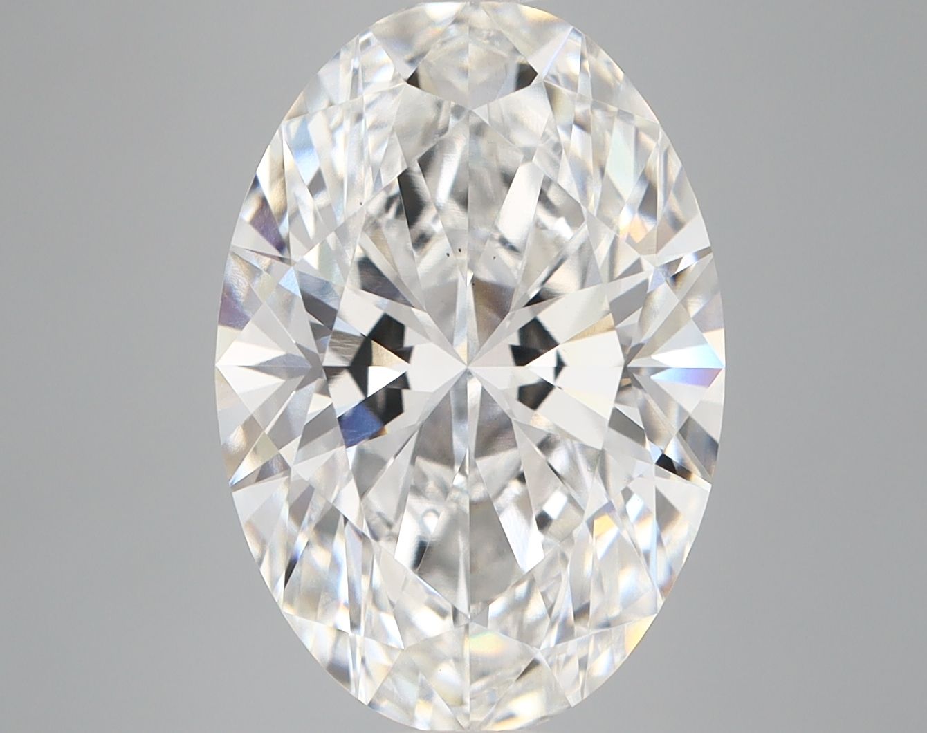 6.05 ct. oval Lab Grown Diamond front image