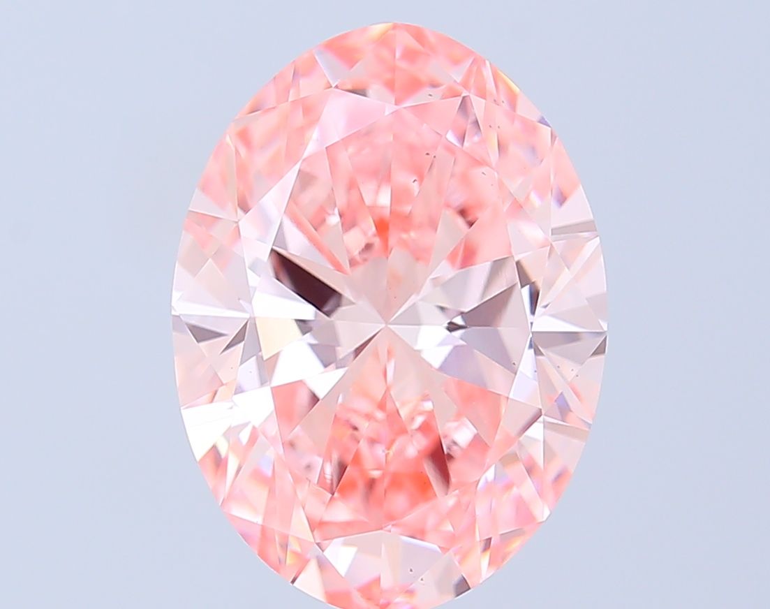 7.24 ct. oval Lab Grown Diamond front image