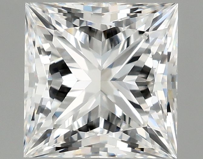 2.10 ct. princess Lab Grown Diamond front image