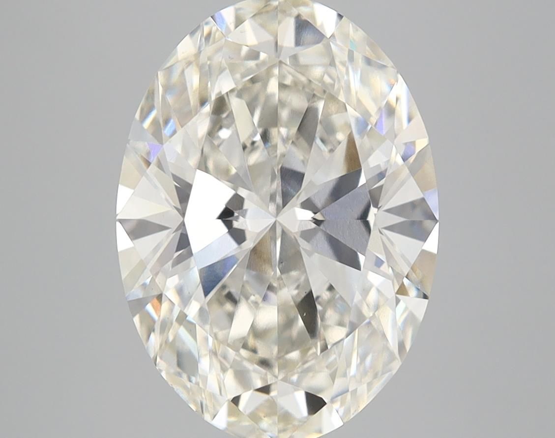 4.06 ct. oval Lab Grown Diamond front image