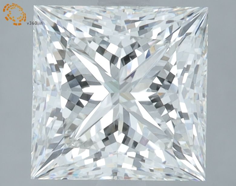 3.09 ct. princess Lab Grown Diamond front image