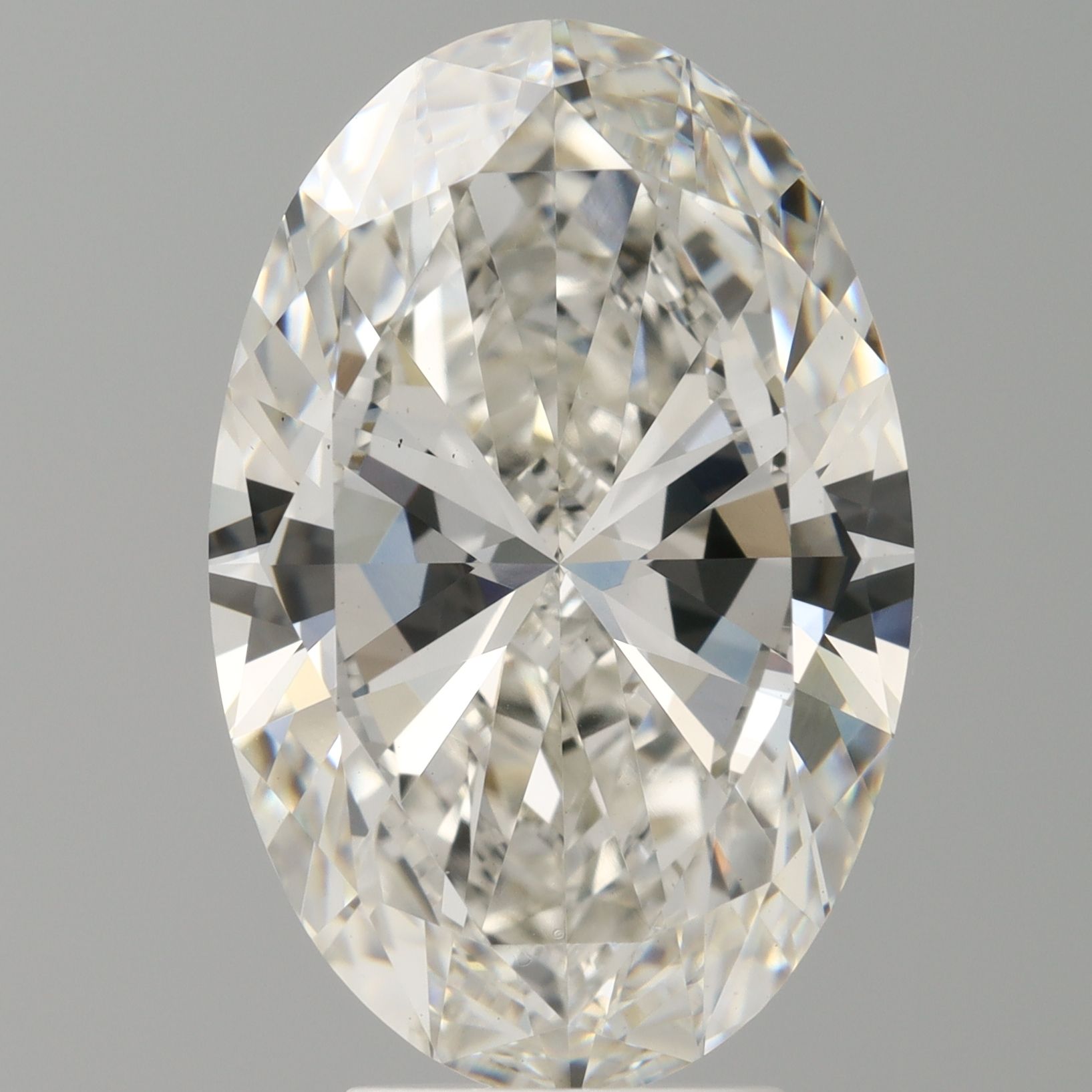 5.01 ct. oval Lab Grown Diamond front image