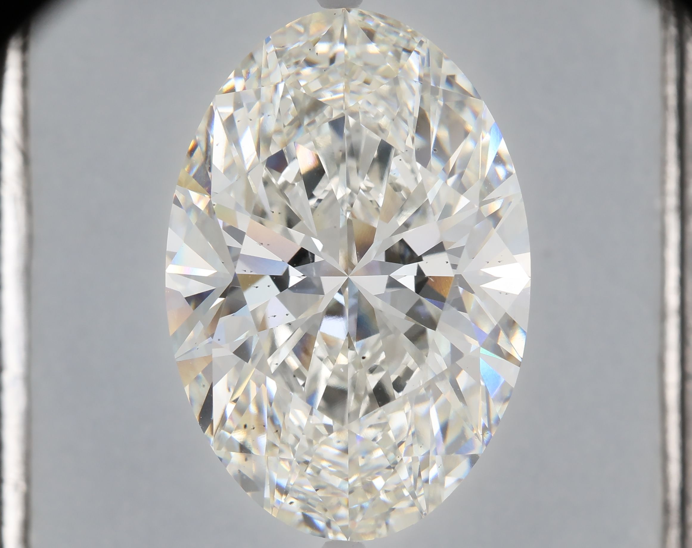 34.52 ct. oval Lab Grown Diamond front image