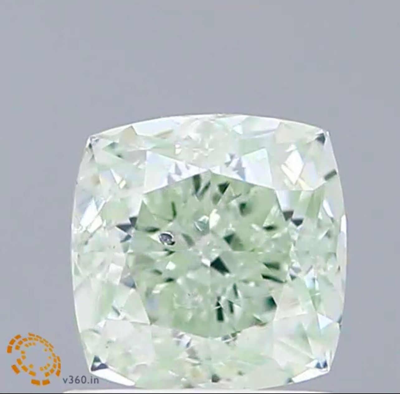 Diament 1.29 ct Fancy Light Green/SI1