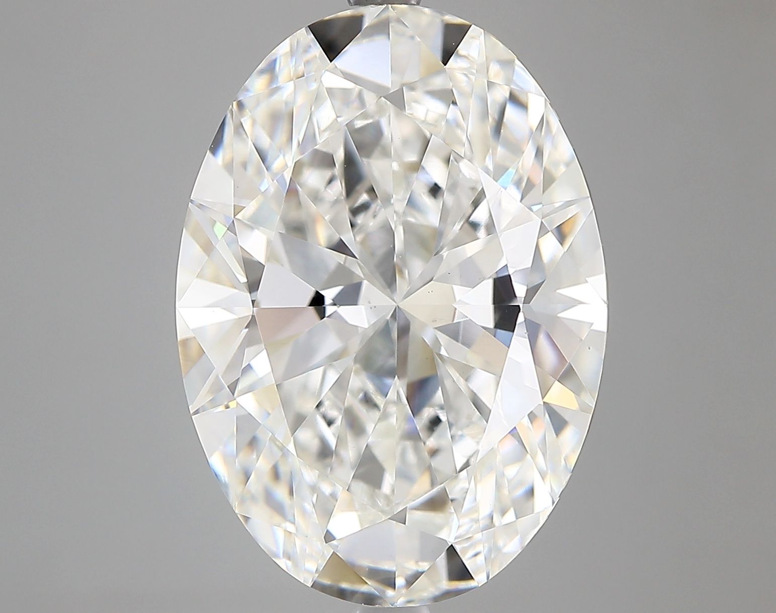 8.02 ct. oval Lab Grown Diamond front image