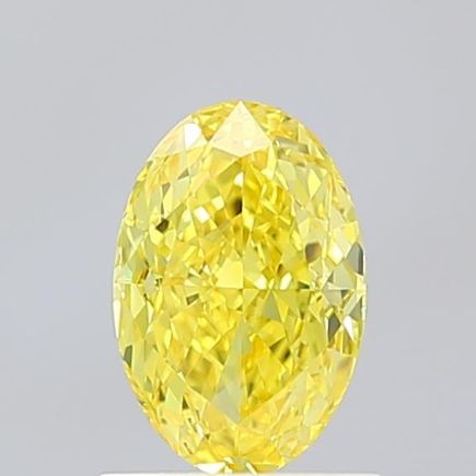 1.15 CT Fancy Vivid Yellow OVAL