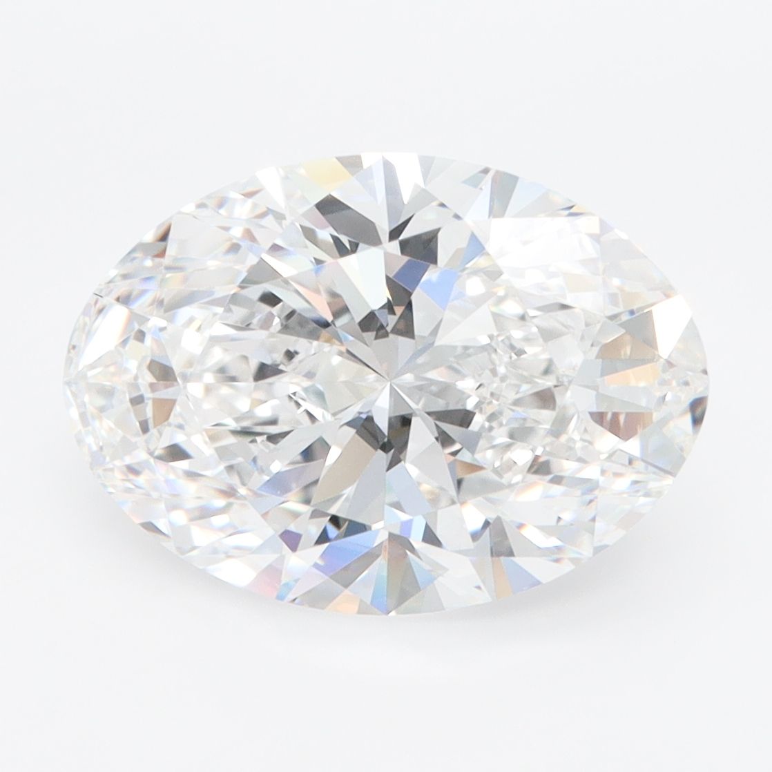 3.57 ct. oval Lab Grown Diamond front image
