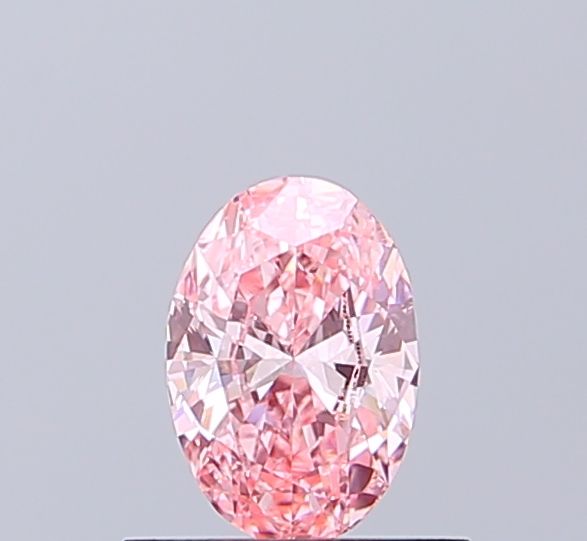 0.47 CT Fancy Vivid Pink OVAL