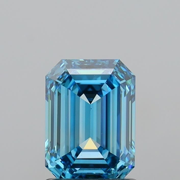 1.52 CT Fancy Vivid Blue EMERALD