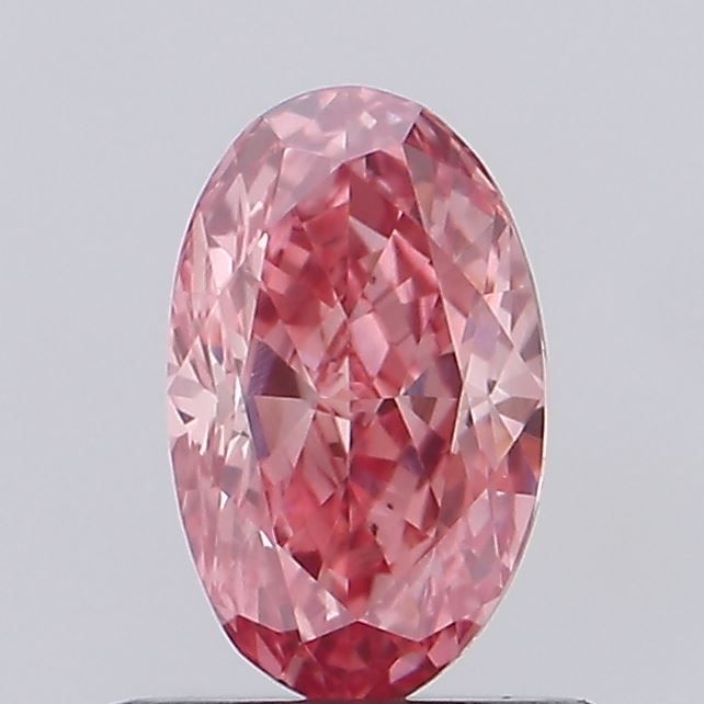 0.79 CT Fancy Vivid Pink OVAL