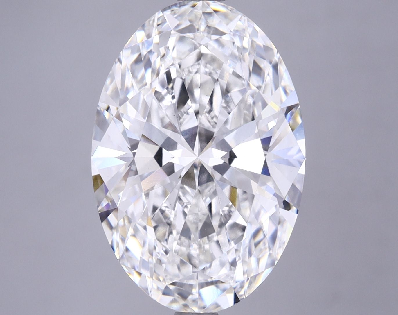5.82 ct. oval Lab Grown Diamond front image