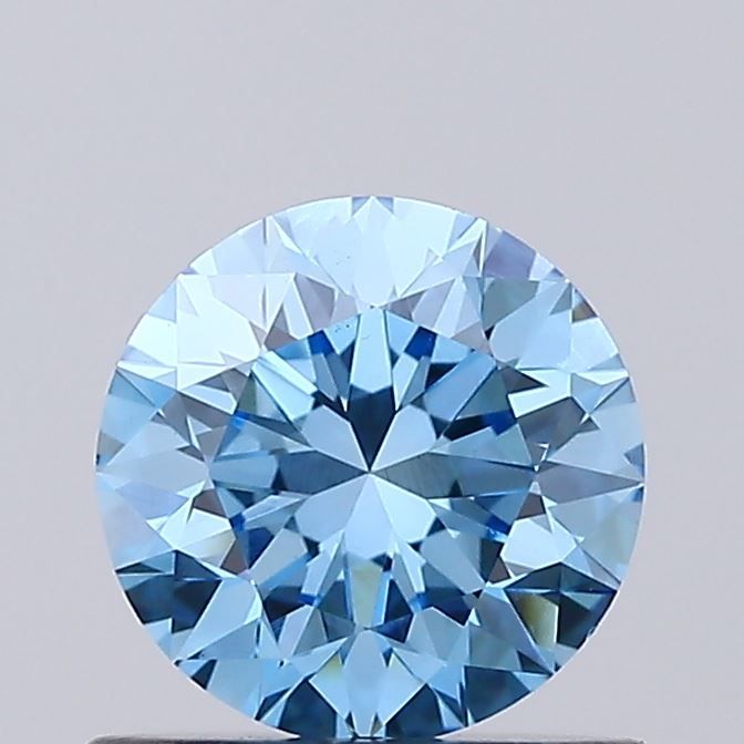 0.72 CT Fancy Vivid Blue ROUND