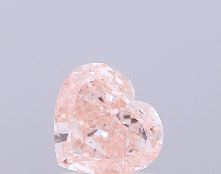 1.0 CT Fancy Light Pinkish Brown HEART