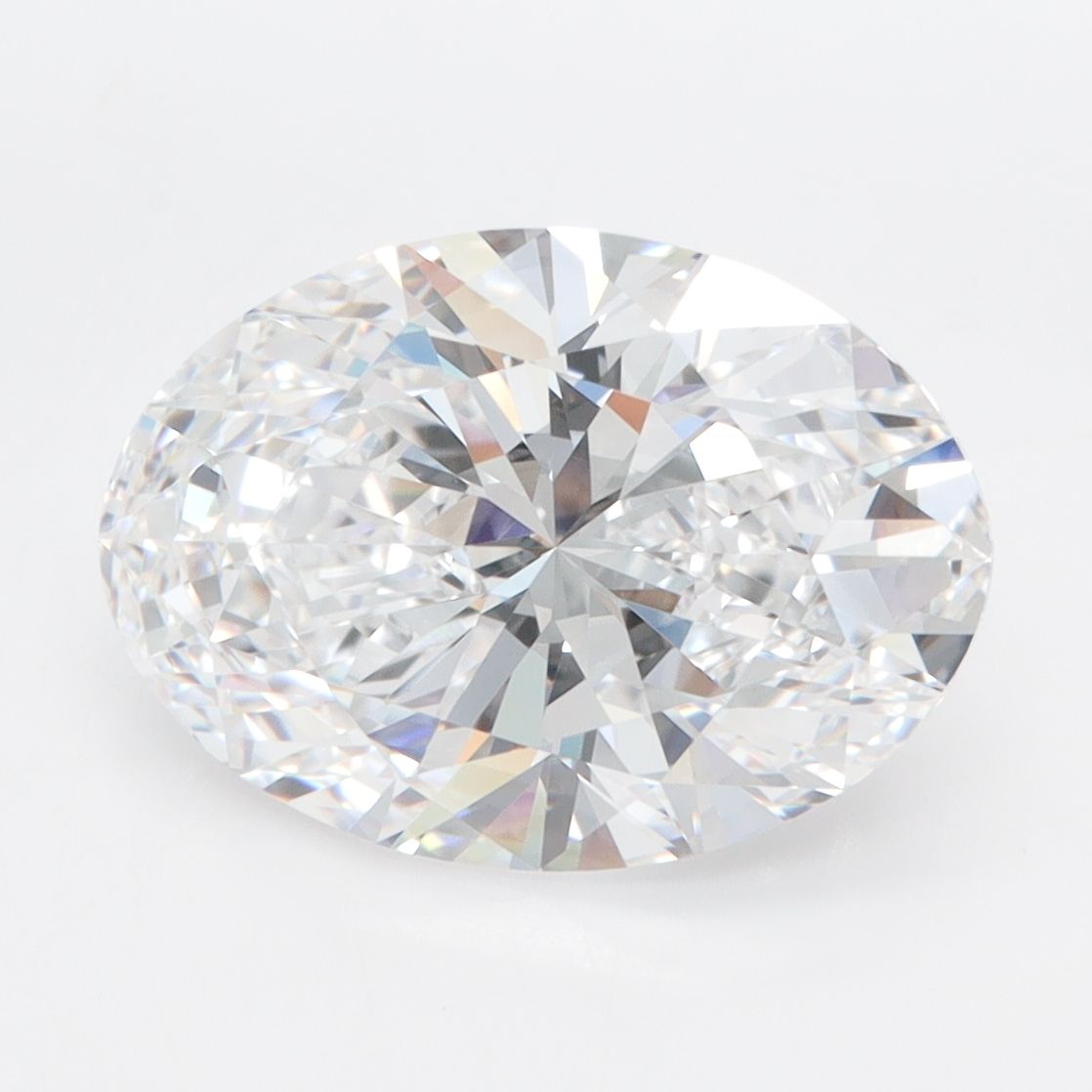 4.10 ct. oval Lab Grown Diamond front image