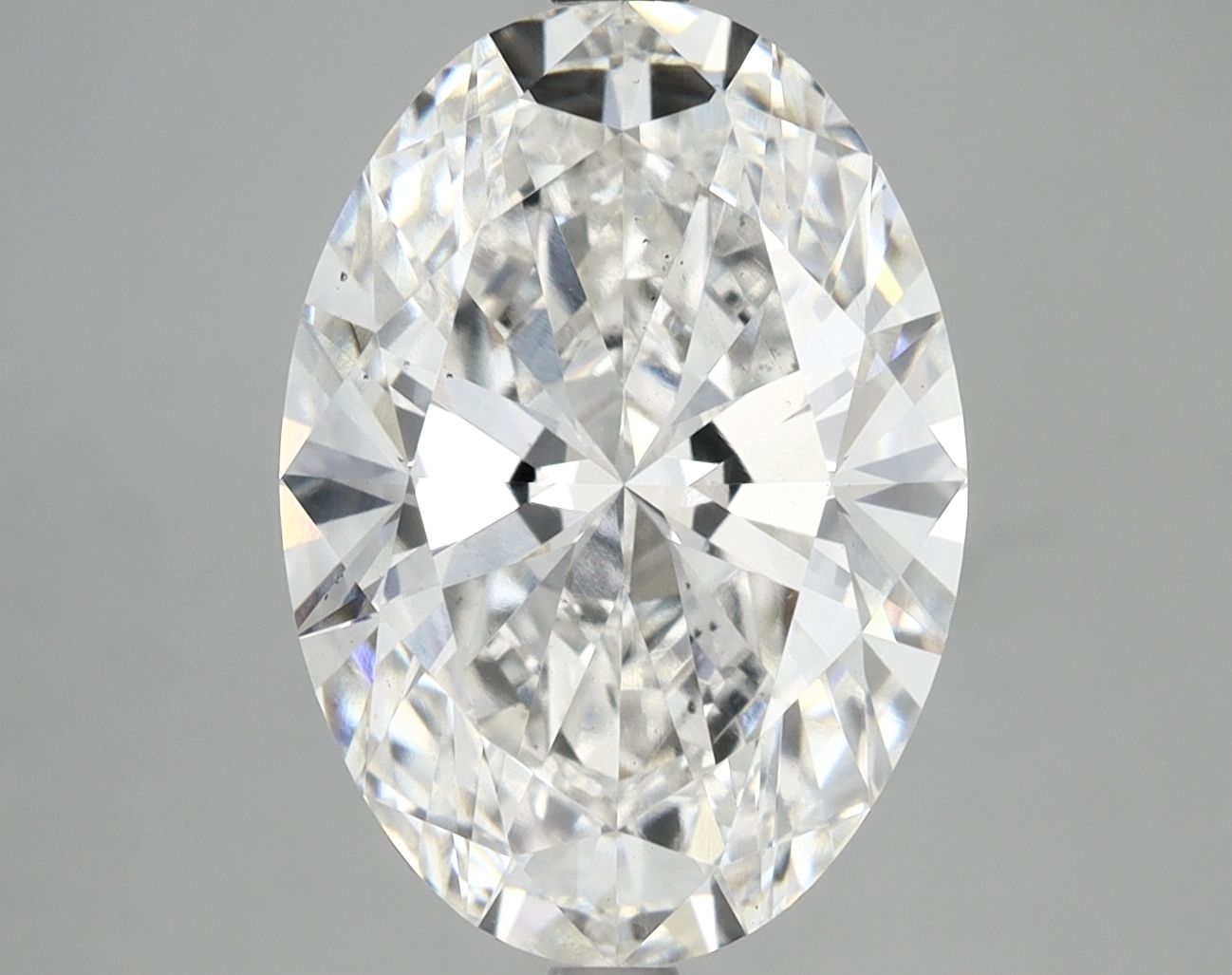 5.22 ct. oval Lab Grown Diamond front image
