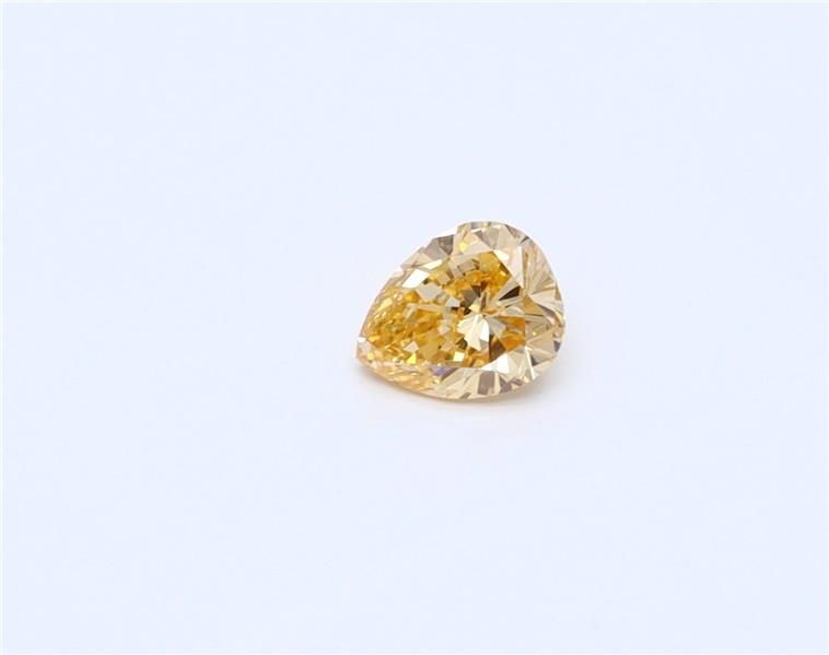 Diament 0.19 ct Faint Orange/SI2
