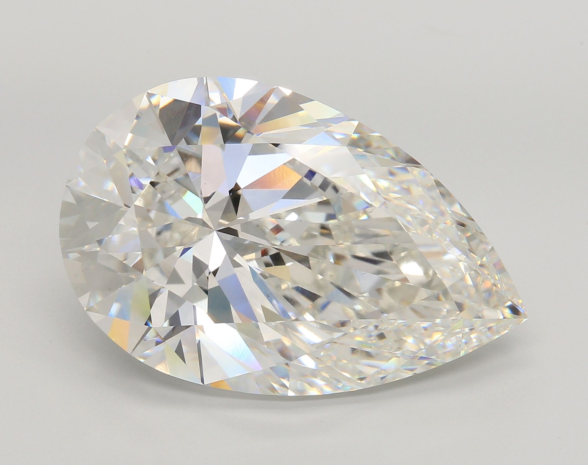 19.74 ct. pear Lab Grown Diamond front image