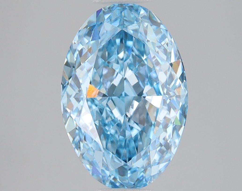 3.04 ct. oval Lab Grown Diamond front image