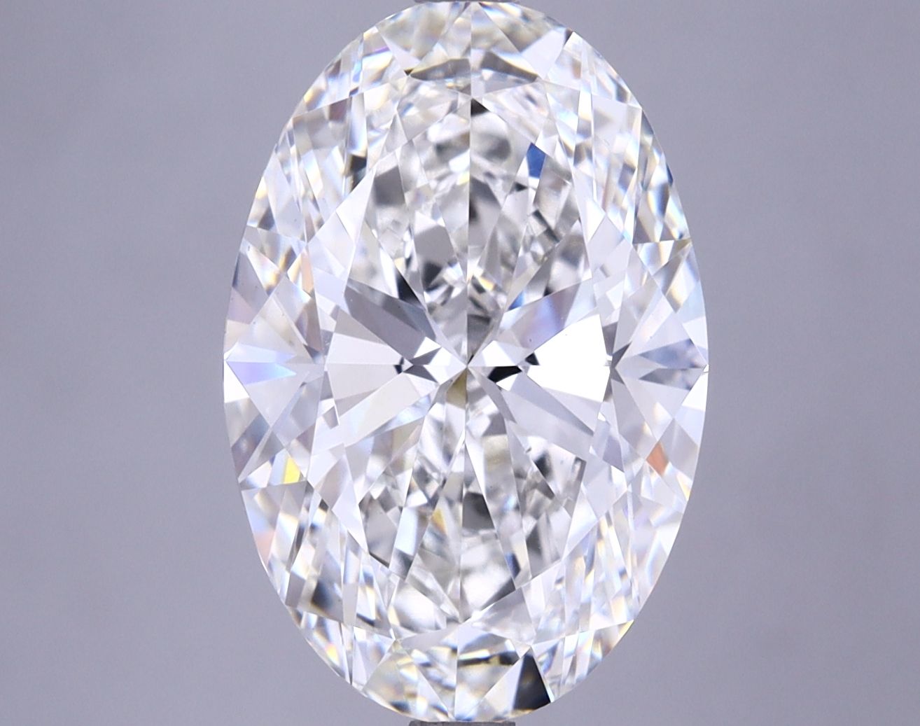 5.12 ct. oval Lab Grown Diamond front image