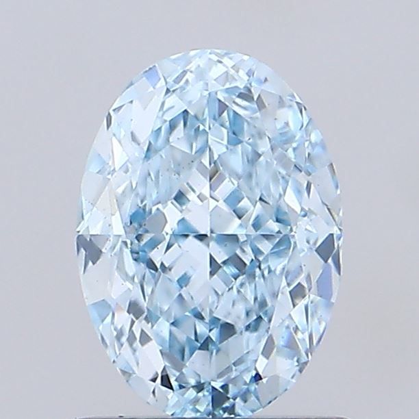 1.17 CT Fancy Vivid Blue OVAL