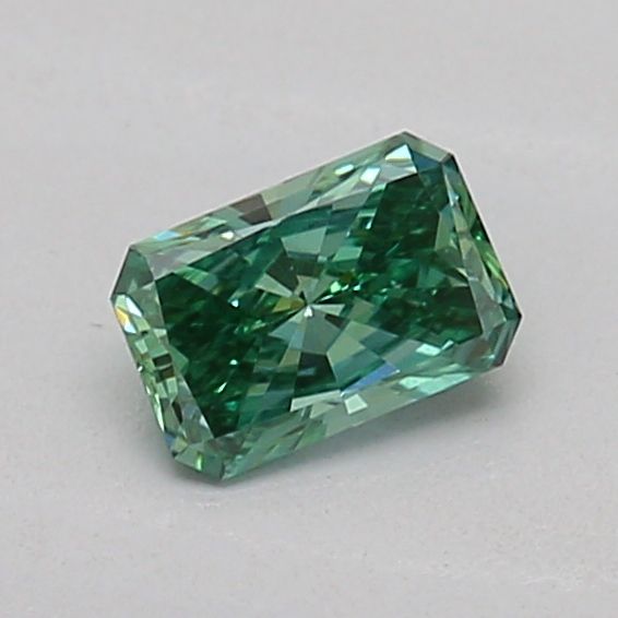 0.22 CT Fancy Vivid Green RADIANT