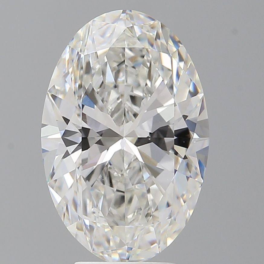 5.54 ct. oval Lab Grown Diamond front image