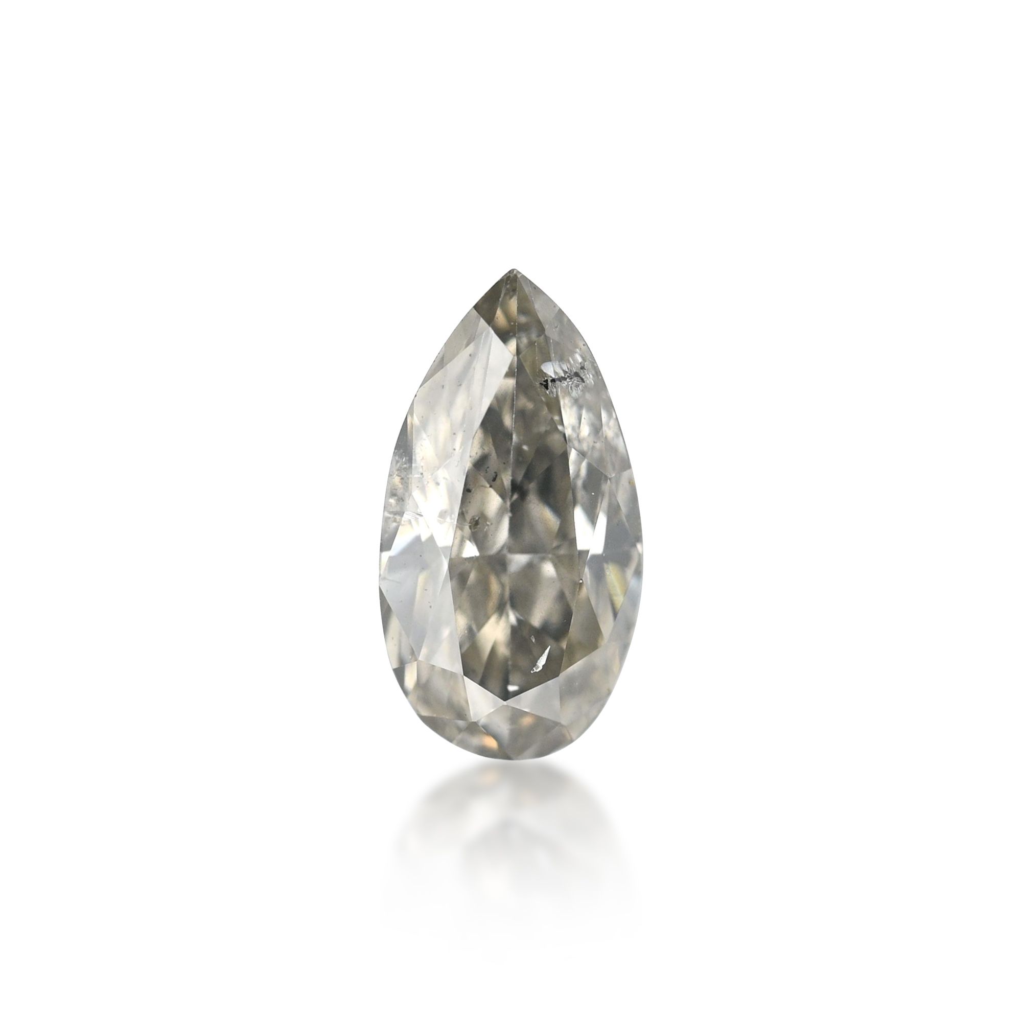 Diament 0.33 ct Fancy Deep Grayish Greenish Yellow/SI2