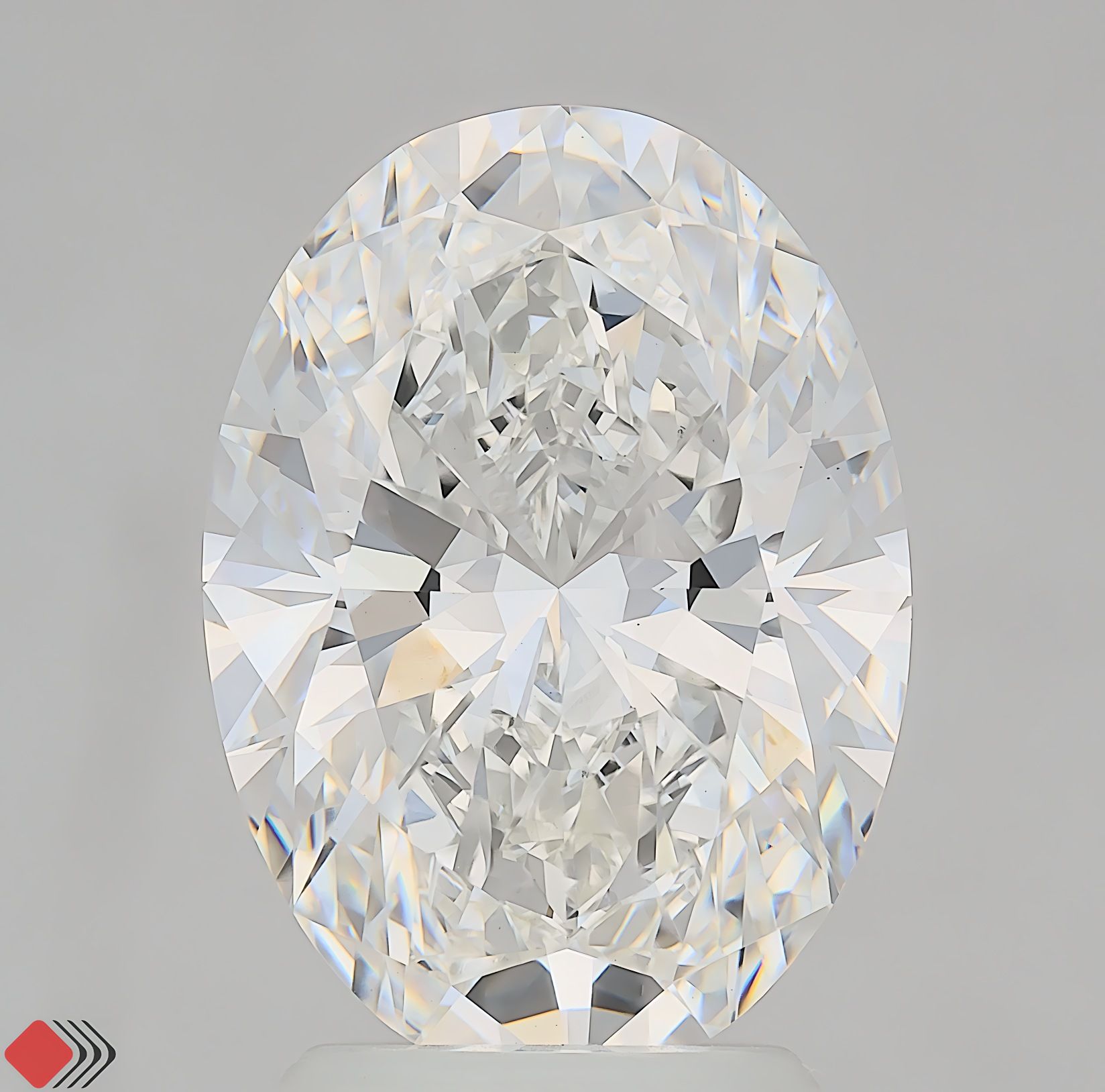 3.09 ct. oval Lab Grown Diamond front image