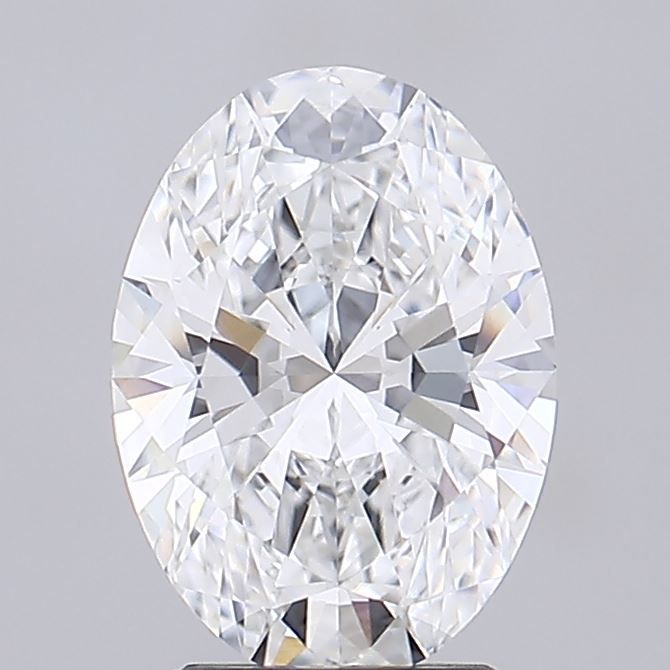 3.08 ct. oval Lab Grown Diamond front image