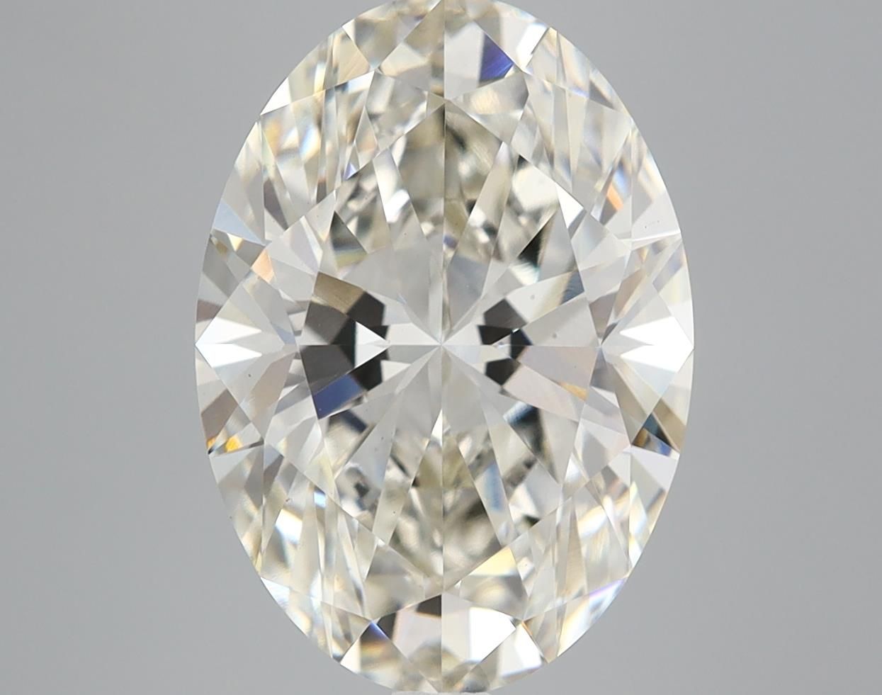 5.21 ct. oval Lab Grown Diamond front image