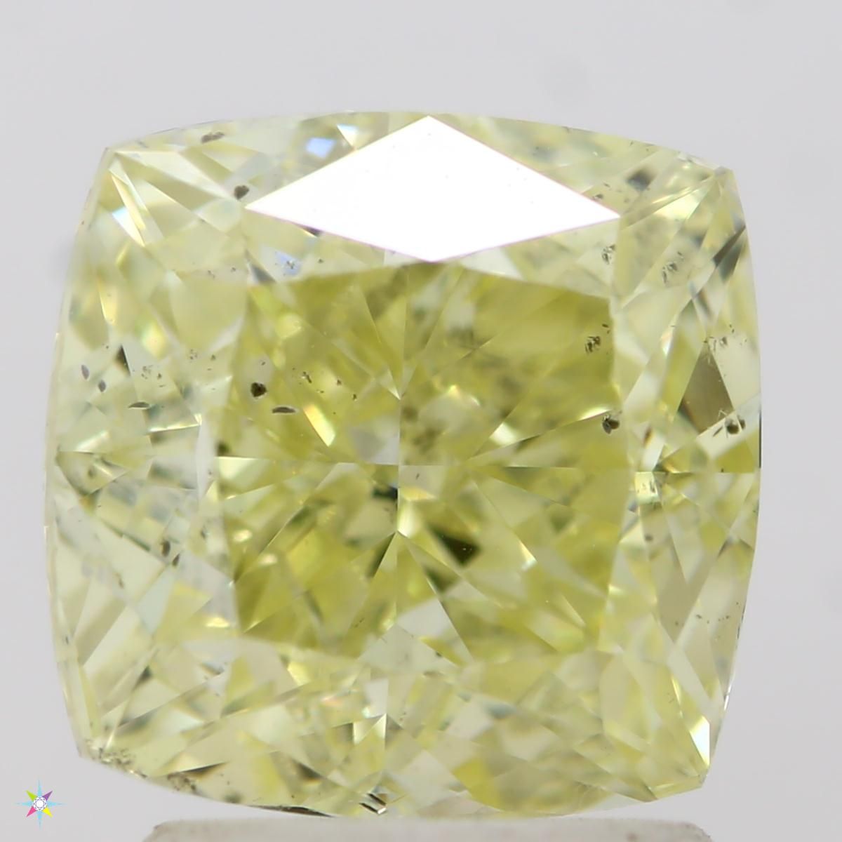 Diament 2.52 ct Fancy Yellow/SI1