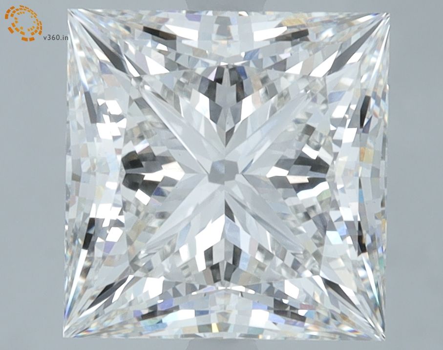 4.71 ct. princess Lab Grown Diamond front image