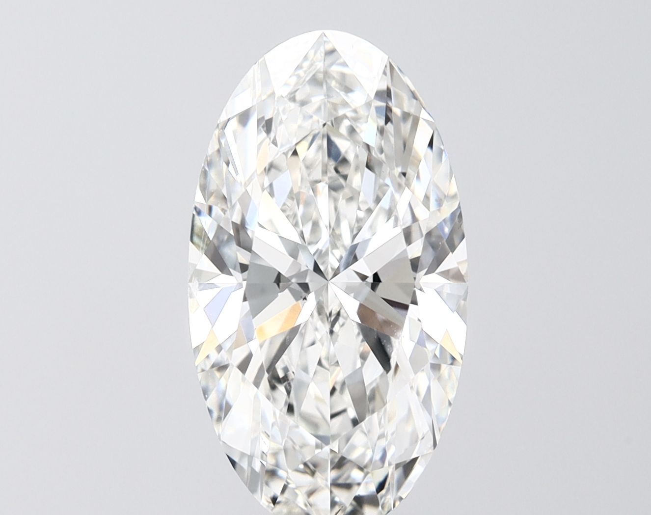 4.09 ct. oval Lab Grown Diamond front image
