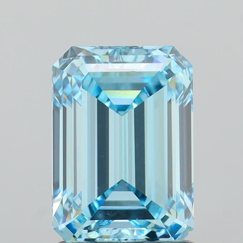 1.91 CT Fancy Vivid Blue EMERALD