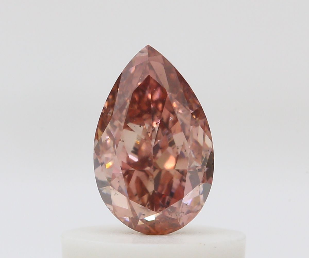 Diament 0.5 ct Fancy Brown Pink/SI2