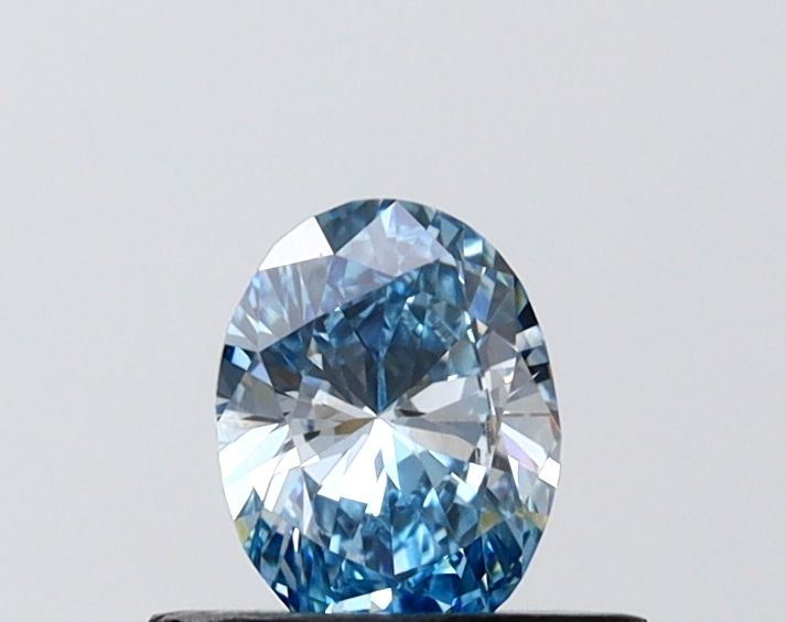 0.5 CT Fancy Vivid Blue OVAL