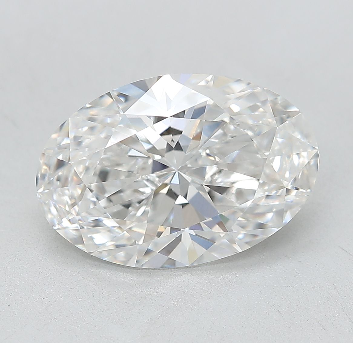 3.68 ct. oval Lab Grown Diamond front image