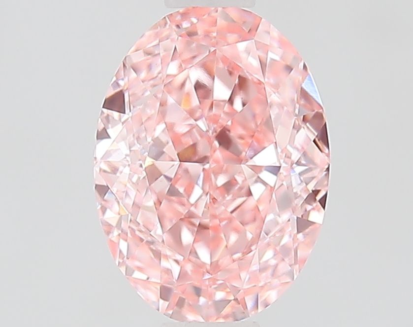 1.08 CT Fancy Vivid Pink OVAL