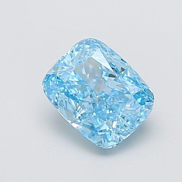 1.71 CT Fancy Vivid Blue CUSHION MODIFIED