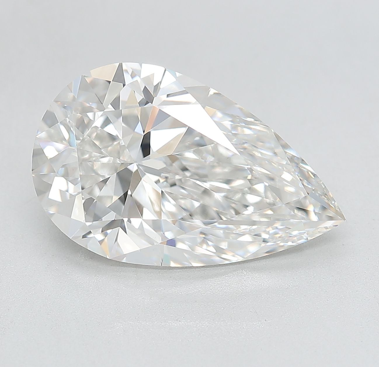 5.86 ct. pear Lab Grown Diamond front image
