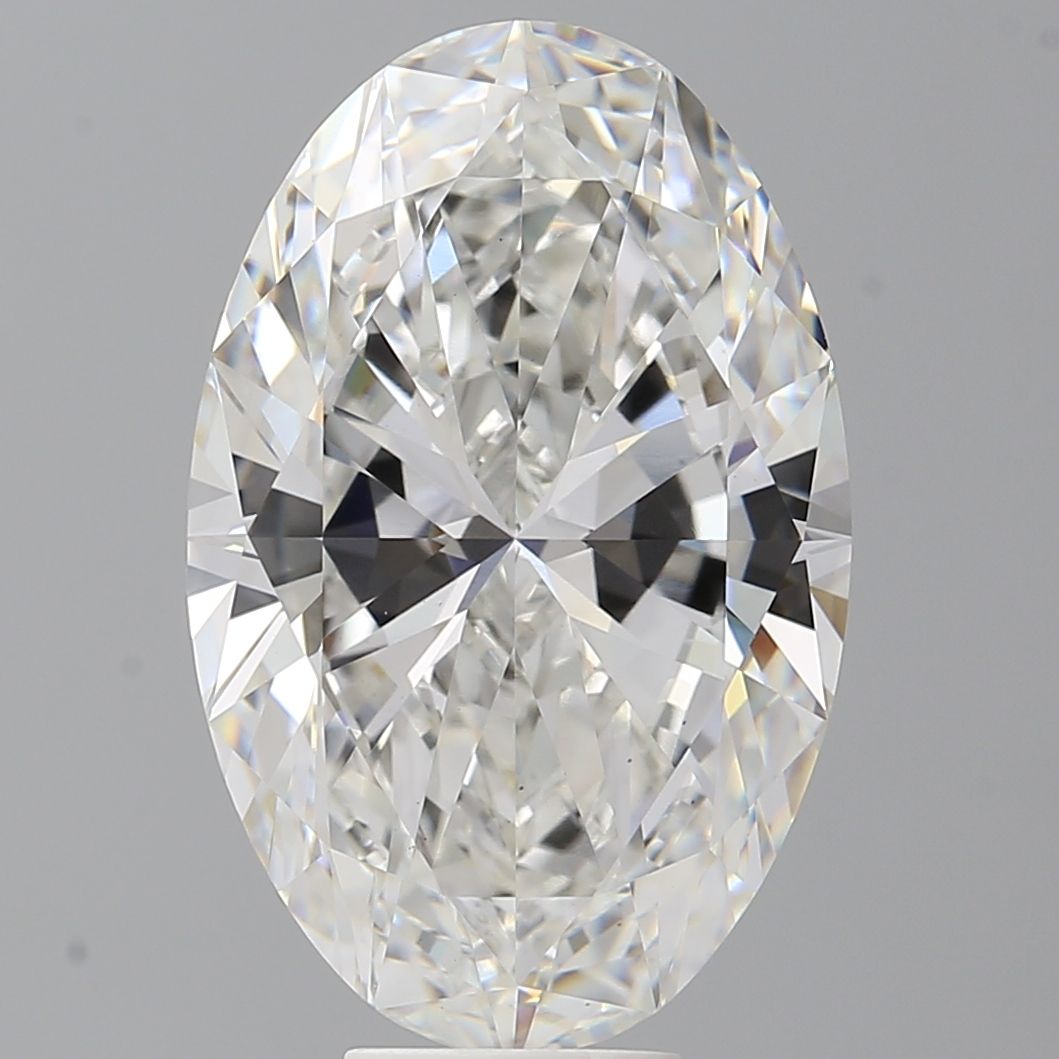 9.57 ct. oval Lab Grown Diamond front image