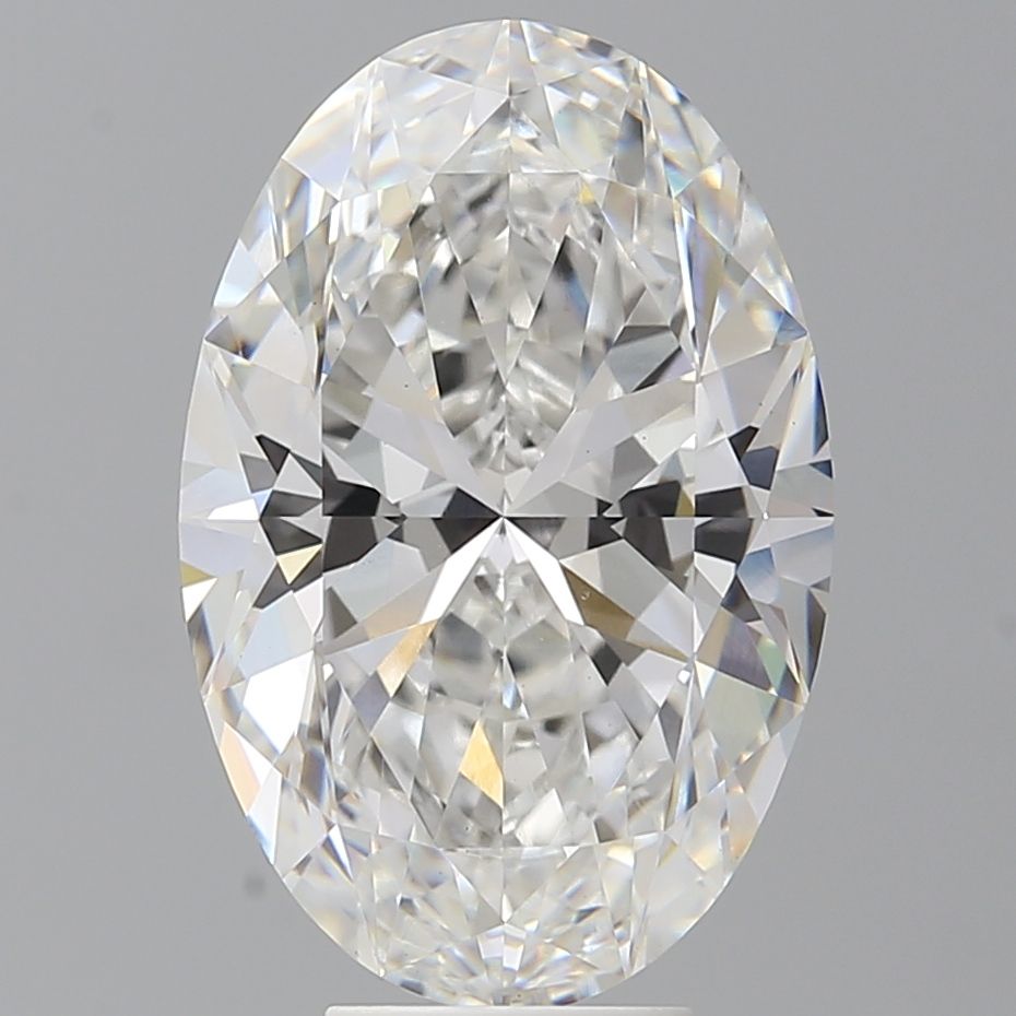 7.09 ct. oval Lab Grown Diamond front image