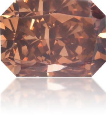 Diament 0.39 ct Fancy Deep Pinkish Brown/SI1