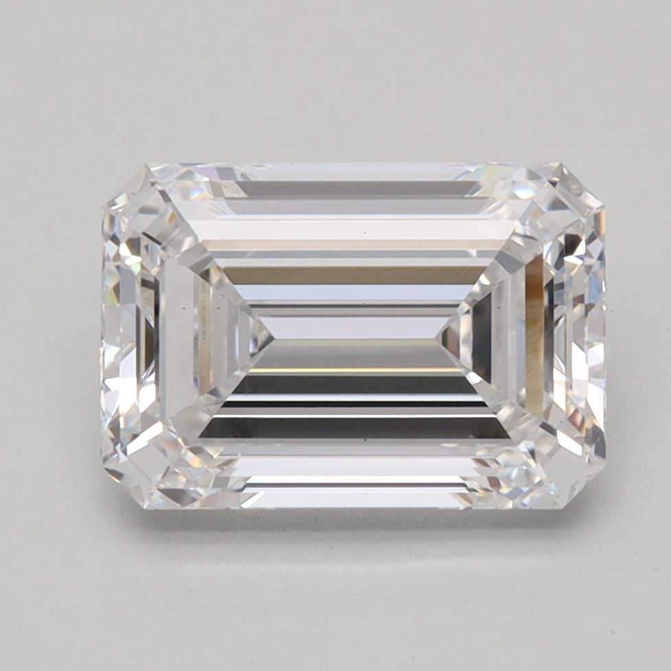 Diamant Émeraude 1.61 ct - Couleur D - Pureté VVS2