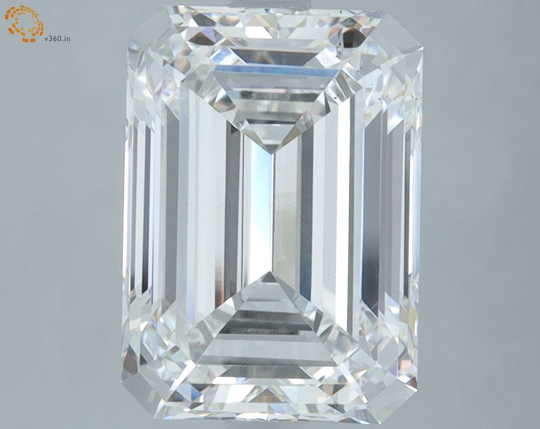 4.54 ct. emerald Lab Grown Diamond front image