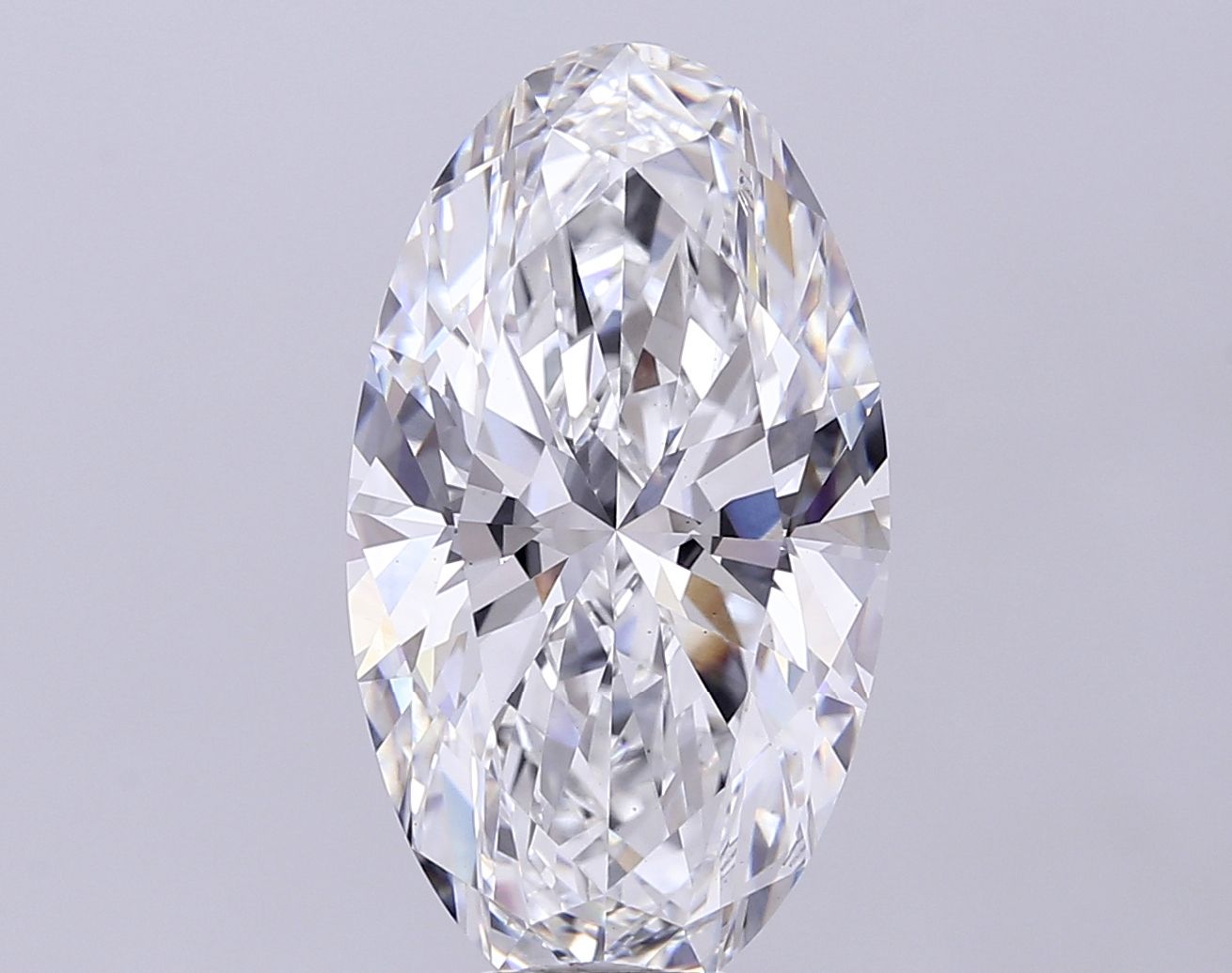 8.08 ct. oval Lab Grown Diamond front image
