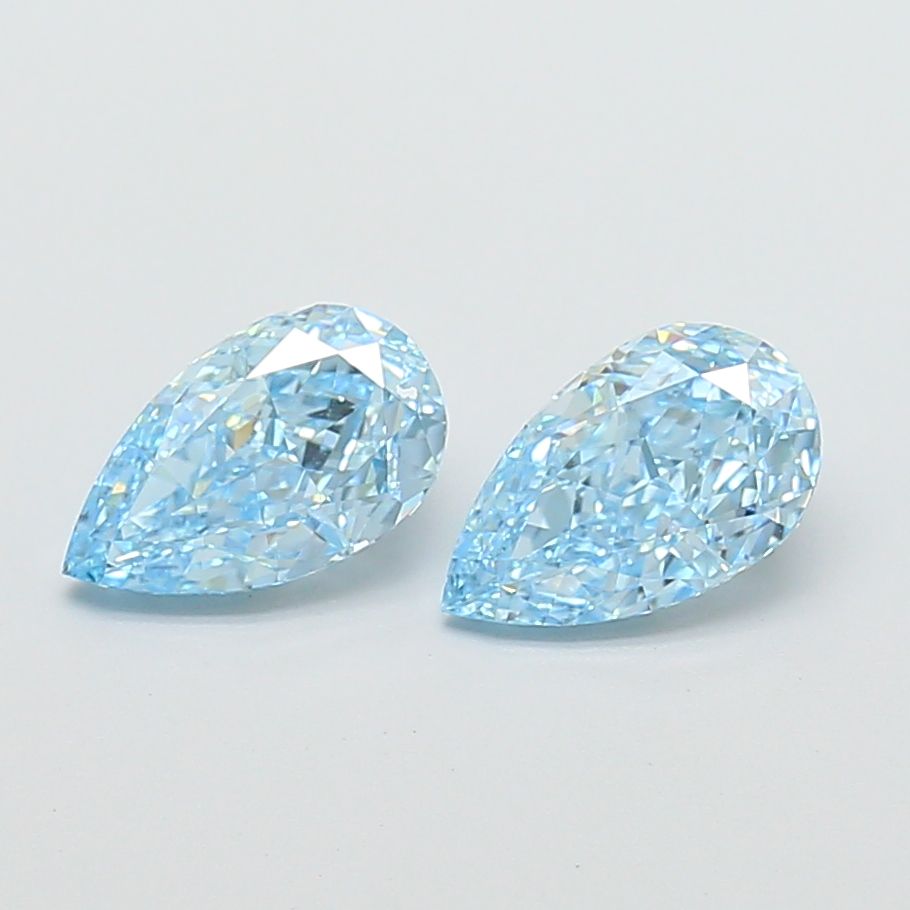 1.03 CT Fancy Intense Blue PEAR
